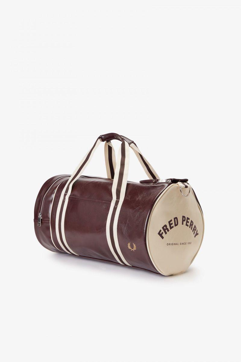 Red Fred Perry Classic Barrel Women's Bags | PH 1807PJJQ